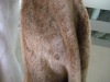 tip-dyed high pile fake fur