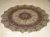 top densely handmade knotted silk carpet