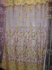 top grade floral burnout organza window voile curtain gauze
