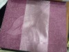 top grade suede stripe crushed hotel window blackout curtain fabric