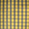 tr yarn dyed polyester viscose fabric with spandex checks for winter coat