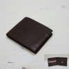 trad leather wallet  [darkbrown]  made in Japan