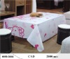 transparents printed pvc table cover
