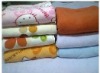 travel and pillow set printed coral fleece blanket
