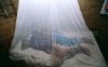 treated mosquito net/100%Polyester net/long-lasting insecticide treated quadrate mosquito net