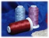 trilobal spun polyester thread, embroidery thread, yarn