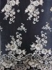 tulle mesh-3+3mm spangle embroidery fabric
