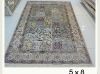 turkey handmade 100%silk rugs