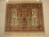 turkish handmade 100% natural silk 2x3 best design carpets tiles