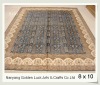 turkish handmade 8x10 100% pure natural silk best design floor carpet