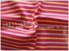 twice-mercerized stripe fabric