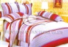 twill or satin polycotton dyed bedding set