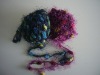 twisted fancy yarn packed in ball for hand knitting