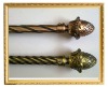 twisted iron curtain curtain rod,curtain accessories
