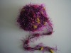 twisted pom pom fancy yarn for knitting scarf shawl weaving