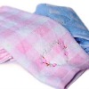 twistless yarn-dyed tartan towel