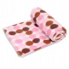 two sides printed fleece throw