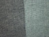 two tone color Polyester Faux Linen Fabric for Sofa