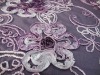 two tone tape embroidery fabric on 100% cotton