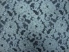 underwear fabric for accessary embroidery with machine cord on the nylon lace fabric