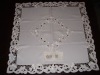 unicolor embroidery table cloth