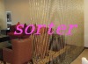 unique decorative string curtain with metal ball chain