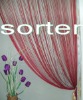 unique fashionable decorative fringe curtain,string fringe curtains