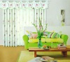 valance and curtain with metal groments