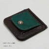 varco real wood leather money clip, genuine wood is used, made in Japan