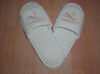 velour hotel slipper