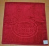 velour jacqard bath towel