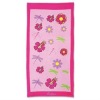 velour printed beach towel