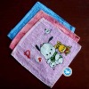 velour printting square towel