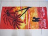 velour reactive printed good quality beach towel wholesaler 70X140cm