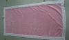 velour towelling baby towel