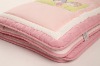 velvet  patchworkbaby bed quilt