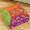 vintage kantha floor cushions