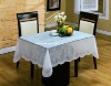 vinyl lace tablecloth, plastic table cover, lace tablecloth,pvc lace table cover