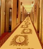 wall to wall woven woollen axminster carpets for hotel corridor