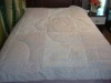 warm 100% cotton quilt--central flower