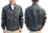 washable men pu leather jacket