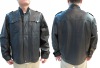 washable mens pu leather jacket