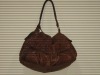 washed leather bag