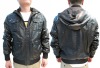 washed men pu jackets