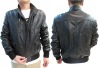 washed mens pu jackets