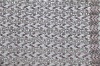 water-soluber metallic yarn embroidery fabric with handwork for garment