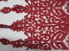 water soluble embroidered fabric