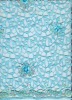 water-soluble with 5mm sequin embroidery fabric with sequins/spangles and beads