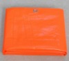 waterproof 120gsm-180gsm orange PE tarpaulin with UV