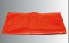 waterproof 120gsm-180gsm orange PE tarpaulin with UV